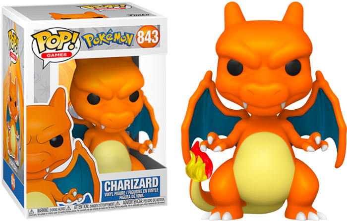 CHARIZARD FUNKO POP! VINYL GAMES POKEMON #843