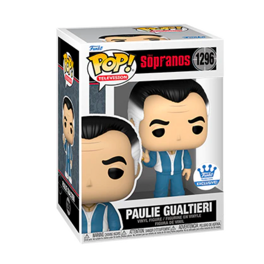 PAULIE GUALTIERI IN TRACKSUIT EXCLUSIVE FUNKO POP SOPRANOS #1296 PRE ORDER