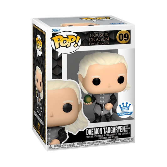 DAEMON TARGARYEN WITH EGG EXCLUSIVE FUNKO POP! HOUSE OF THE DRAGON #09 PRE ORDER