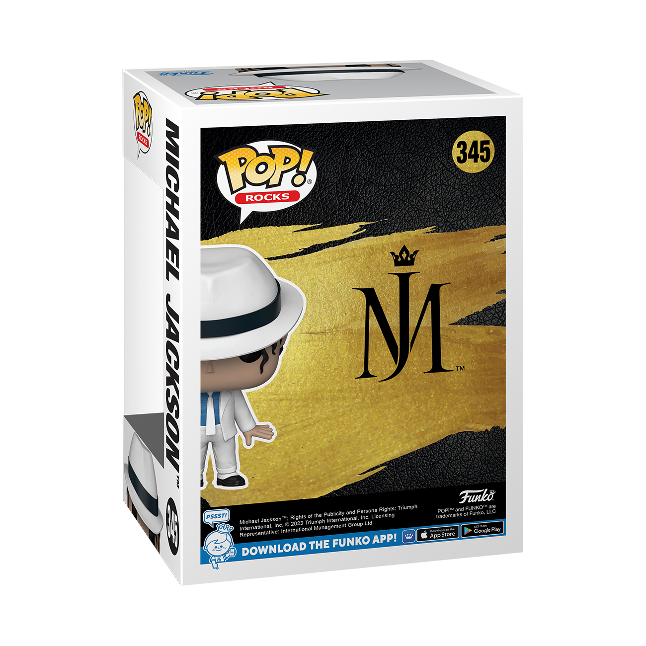 MICHAEL JACKSON SMOOTH CRIMINAL FUNKO POP VINYL ROCKS #345