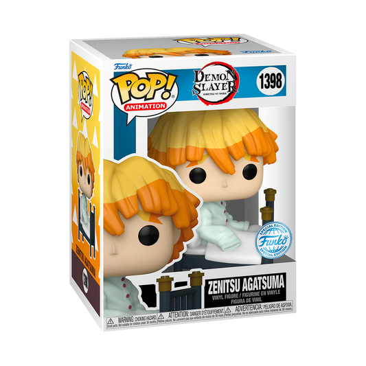 ZENITSU AGATSUMA RECOVERING EXCLUSIVE FUNKO POP ANIMATION DEMON SLAYER #1398 PRE ORDER