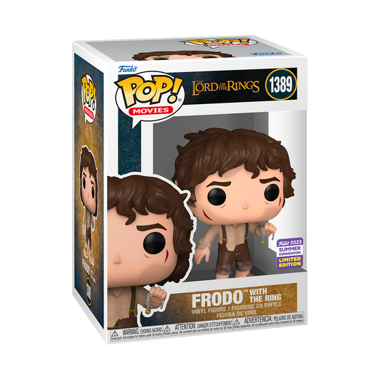 FRODO WITH THE RING SDCC 2023 CONVENTION EXCLUSIVE FUNKO POP MOVIES LOTR LORD OF THE RINGS #1389