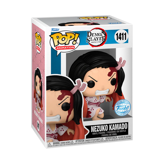 NEZUKO KAMADO KNEELING EXCLUSIVE FUNKO POP ANIMATION DEMON SLAYER ANIME #1411 PRE ORDER
