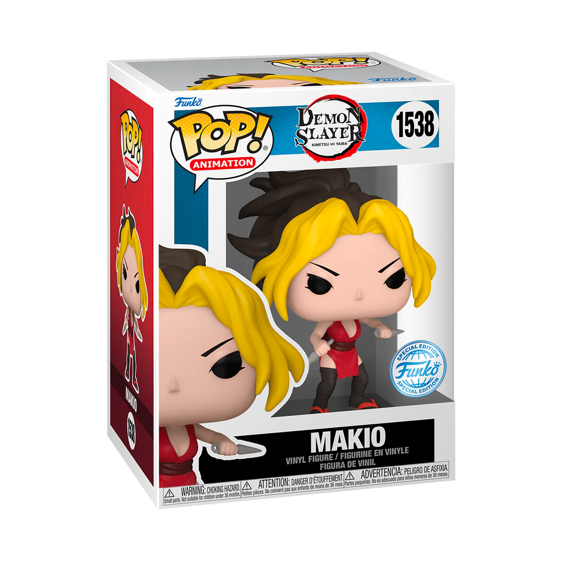 MAKIO EXCLUSIVE FUNKO POP ANIMATION DEMON SLAYER #1538 PRE ORDER
