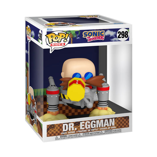 DR EGGMAN 6" FUNKO POP RIDES GAMES SONIC THE HEDGEHOG SEGA #298