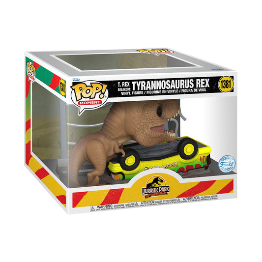 T. REX BREAKOUT TYRANNOSAURUS EXCLUSIVE FUNKO POP MOMENT JURASSIC PARK #1381 PRE ORDER