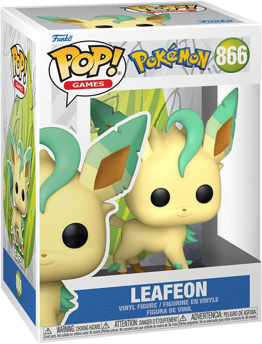 LEAFEON FUNKO POP GAMES POKEMON ANIME ANIMATION #866