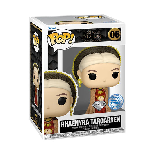 RHAENYRA TARGARYEN DIAMOND GLITTER EXCLUSIVE FUNKO POP HOUSE OF THE DRAGON GOT #06
