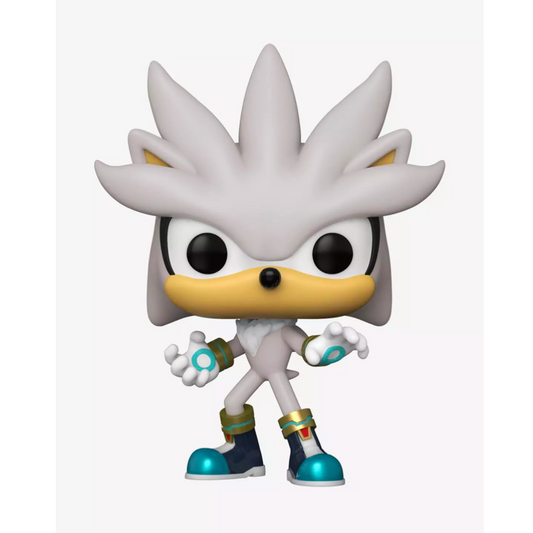 SILVER GLOW EXCLUSIVE FUNKO POP GAMES SONIC THE HEDGEHOG #633