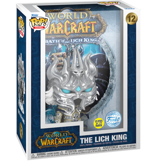WRATH OF THE LICH KING GLOW EXCLUSIVE FUNKO POP GAME COVERS WORLD OF WARCRAFT #12 PRE ORDER