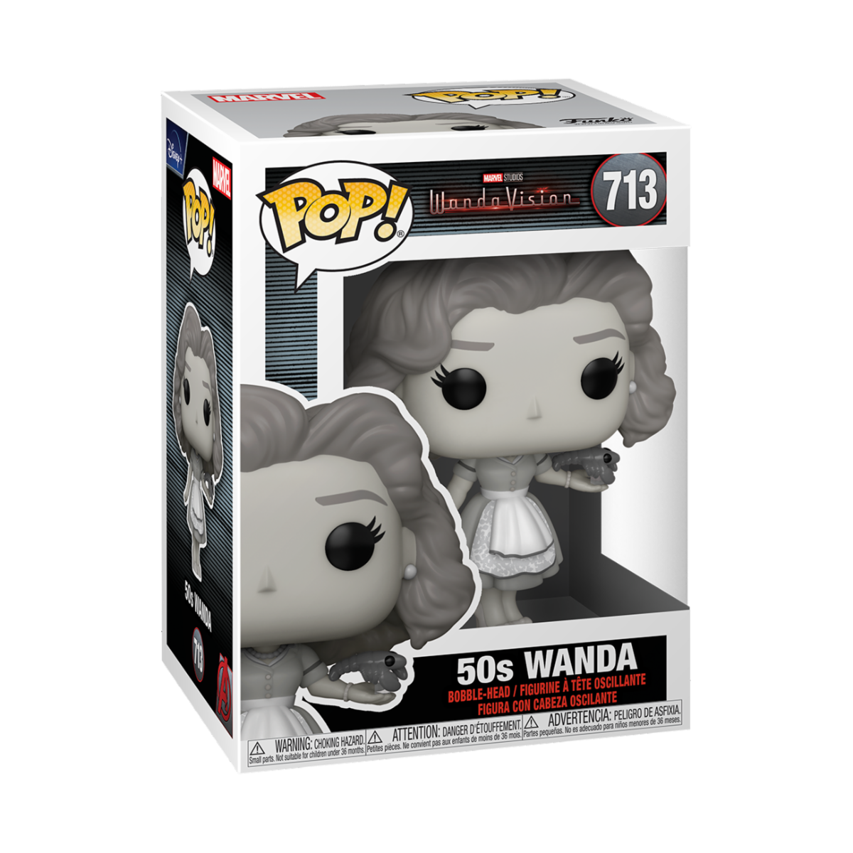 50'S WANDA FUNKO POP MARVEL WANDAVISION ELIZABETH OLSEN #713</p> In Stock</p><BR>In Stock<BR>In Stock Safety Information<br>Warning: Not suitable for children under 3 years. Small Parts.