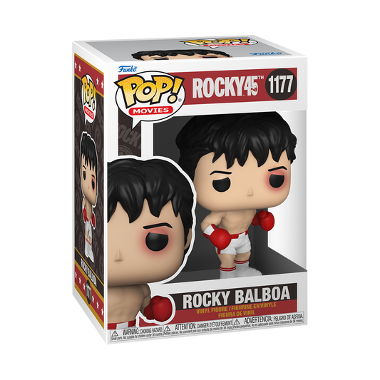 ROCKY BALBOA FUNKO POP! MOVIES 45TH ANNIVERSARY SYLVESTER STALLONE BOXING #1177</p><BR>In Stock<BR>In Stock Safety Information<br>Warning: Not suitable for children under 3 years. Small Parts.