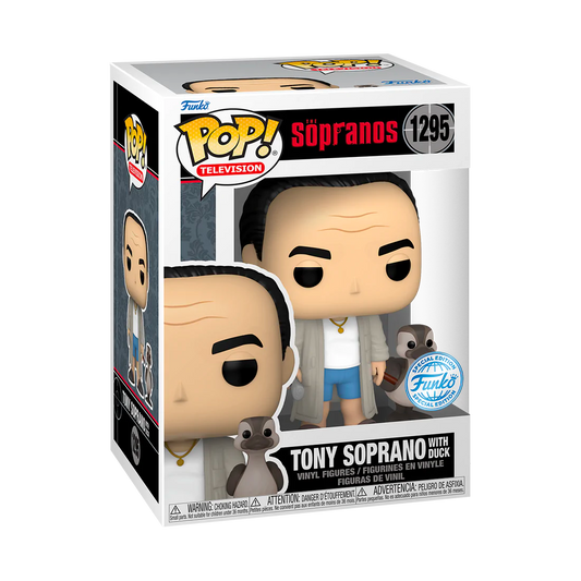 TONY SOPRANO & DUCK EXCLUSIVE FUNKO POP #1295 PRE ORDER