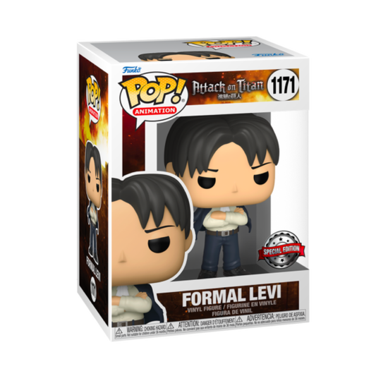 FORMAL LEVI EXCLUSIVE FUNKO POP! ANIMATION ATTACK ON TITAN #1171 PRE ORDER