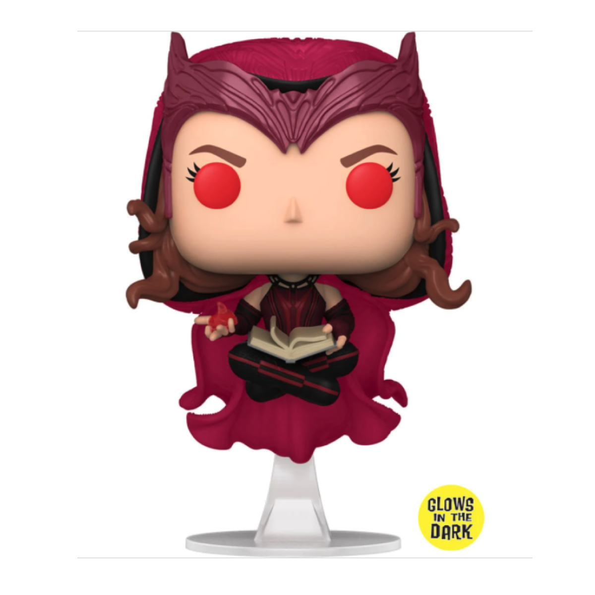 FUNKO SCARLET WITCH, DARKHOLD BOOK GLOW IN THE DARK