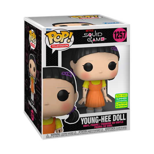 YOUNG-HEE DOLL 6" SAN DIEGO 2022 SDCC CONVENTION EXCLUSIVE FUNKO POP SQUID GAME NETFLIX #1257 PRE ORDER