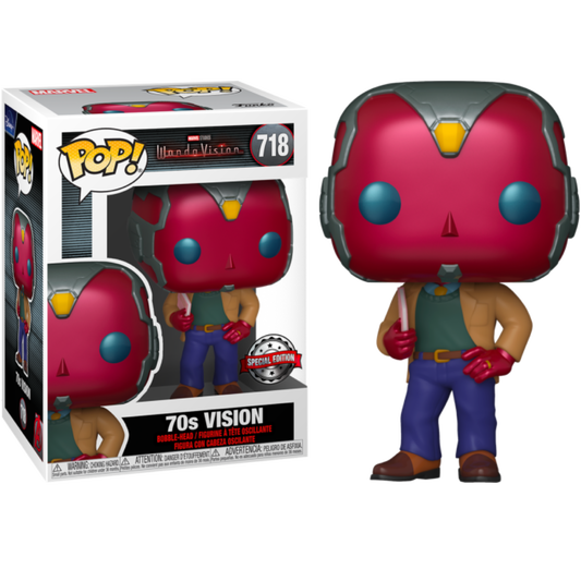 <strong>70'S VISION EXCLUSIVE FUNKO POP MARVEL WANDAVISION PAUL BETTANY #718 </strong></p>
<meta charset="utf-8">Pre Order: Estimated to arrive with us in around 6/7 weeks.</p>
<br></p>
 </p>
<br></p> Safety Information<br>Warning: Not suitable for children under 3 years. Small Parts.