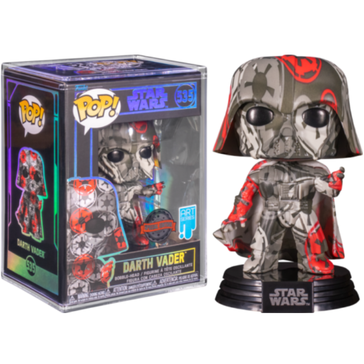 FUNKO DARTH VADER GALACTIC EMPIRE ARTIST SERIES EXCLUSIVE POP STAR WARS #535