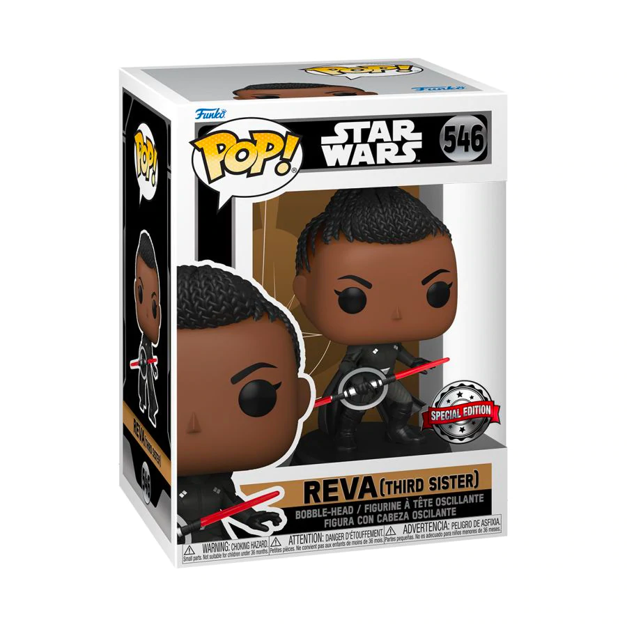 REVA THIRD SISTER EXCLUSIVE FUNKO POP STAR WARS OBI-WAN KENOBI #546 PRE ORDER