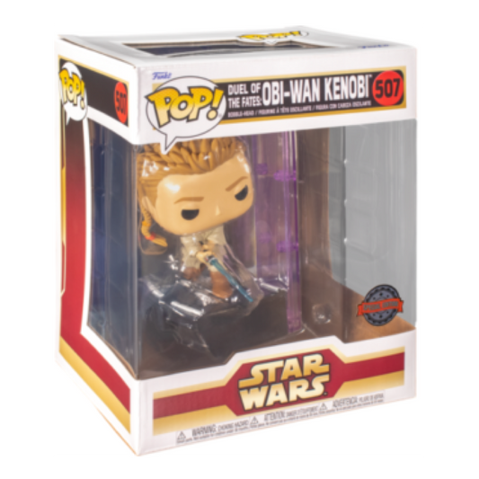 FUNKO OBI WAN KENOBI DUEL OF THE FATES DELUXE POP STAR WARS PHANTOM MENACE #507 PRE ORDER