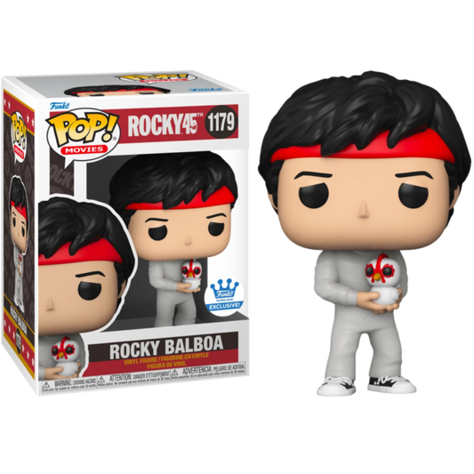 ROCKY BALBOA WITH CHICKEN FUNKO EXCLUSIVE MOVIES 45TH ANNIVERSARY #1179 PRE ORDER