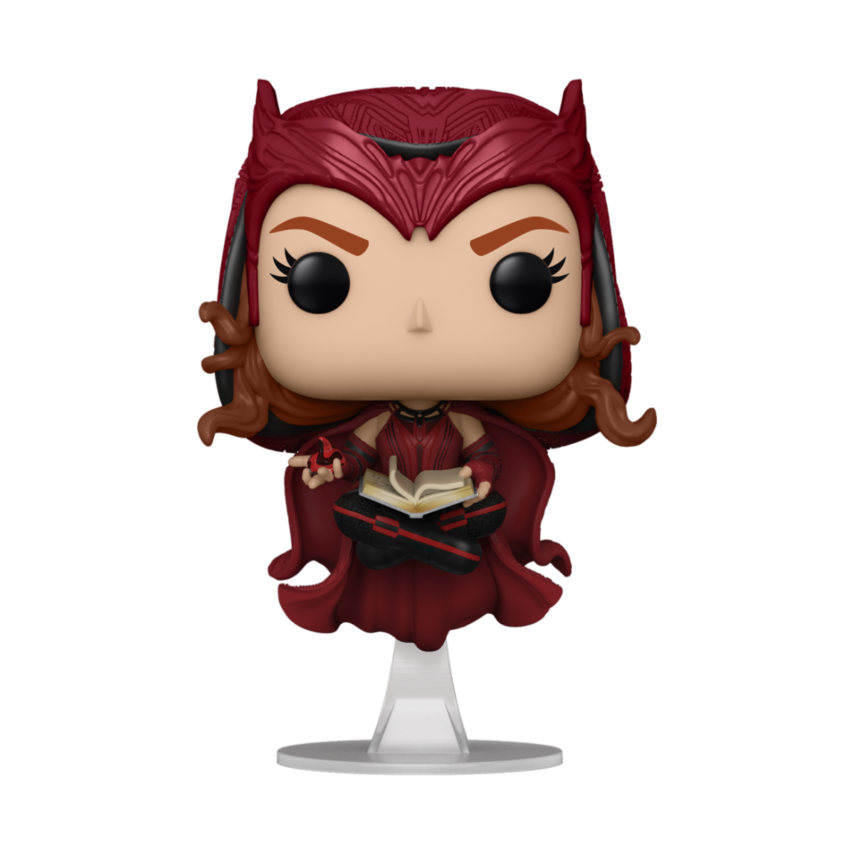 FUNKO SCARLET WITCH WITH DARKHOLD BOOK, MARVEL WANDAVISION POP VINYL