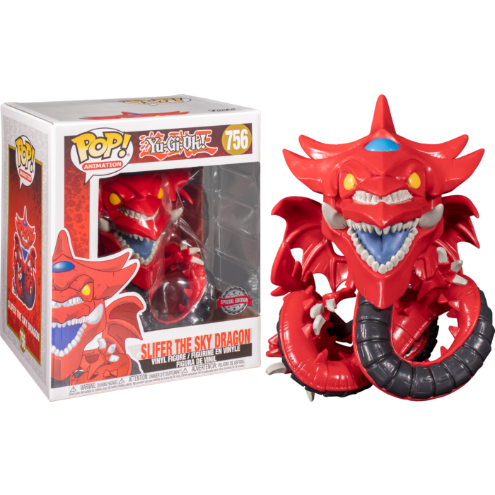SLIFER THE SKY DRAGON 6" EXCLUSIVE FUNKO POP YU-GI-OH! #756