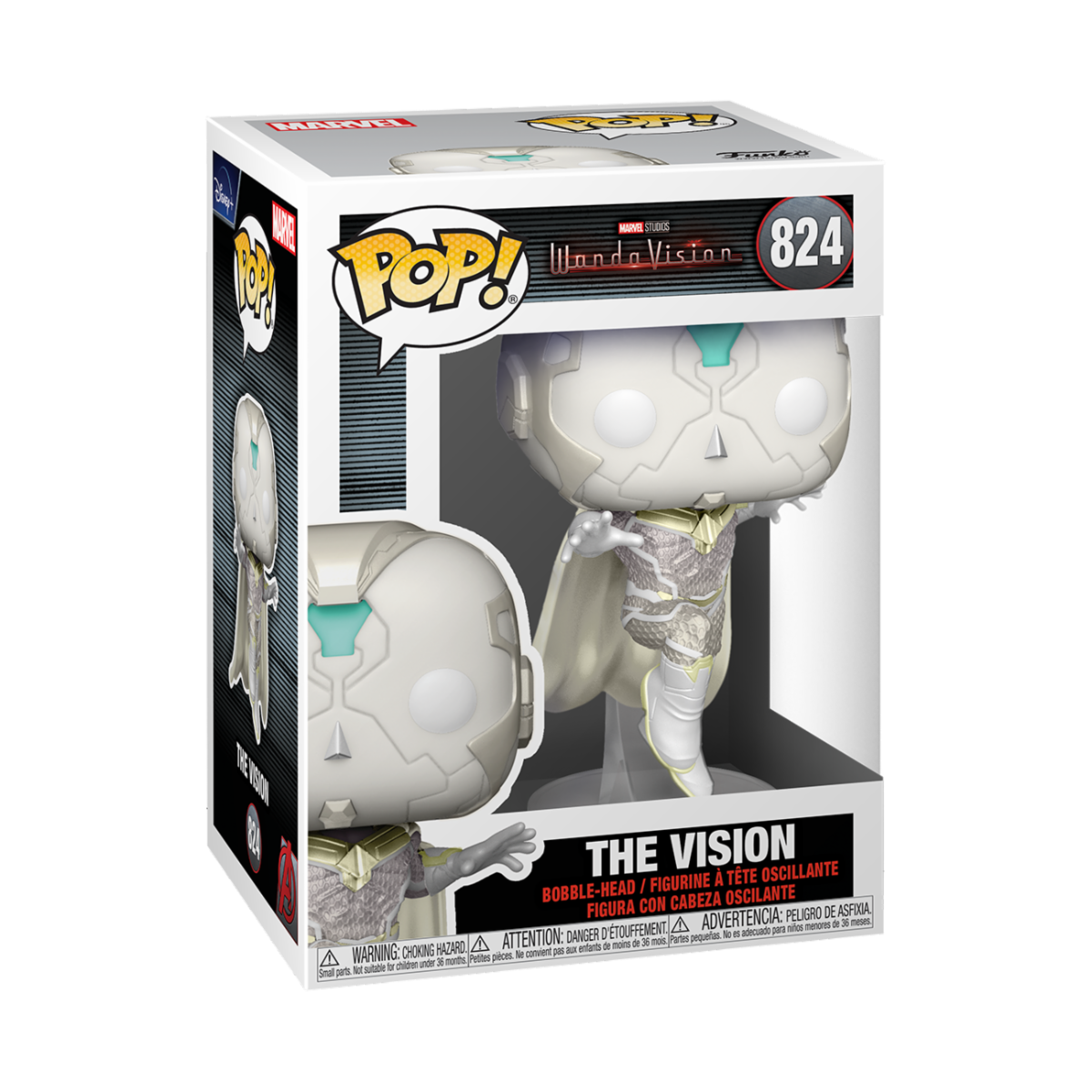 THE VISION FINALE FUNKO POP MARVEL WANDAVISION PAUL BETTANY #824</p><BR>In Stock<BR>In Stock Safety Information<br>Warning: Not suitable for children under 3 years. Small Parts.