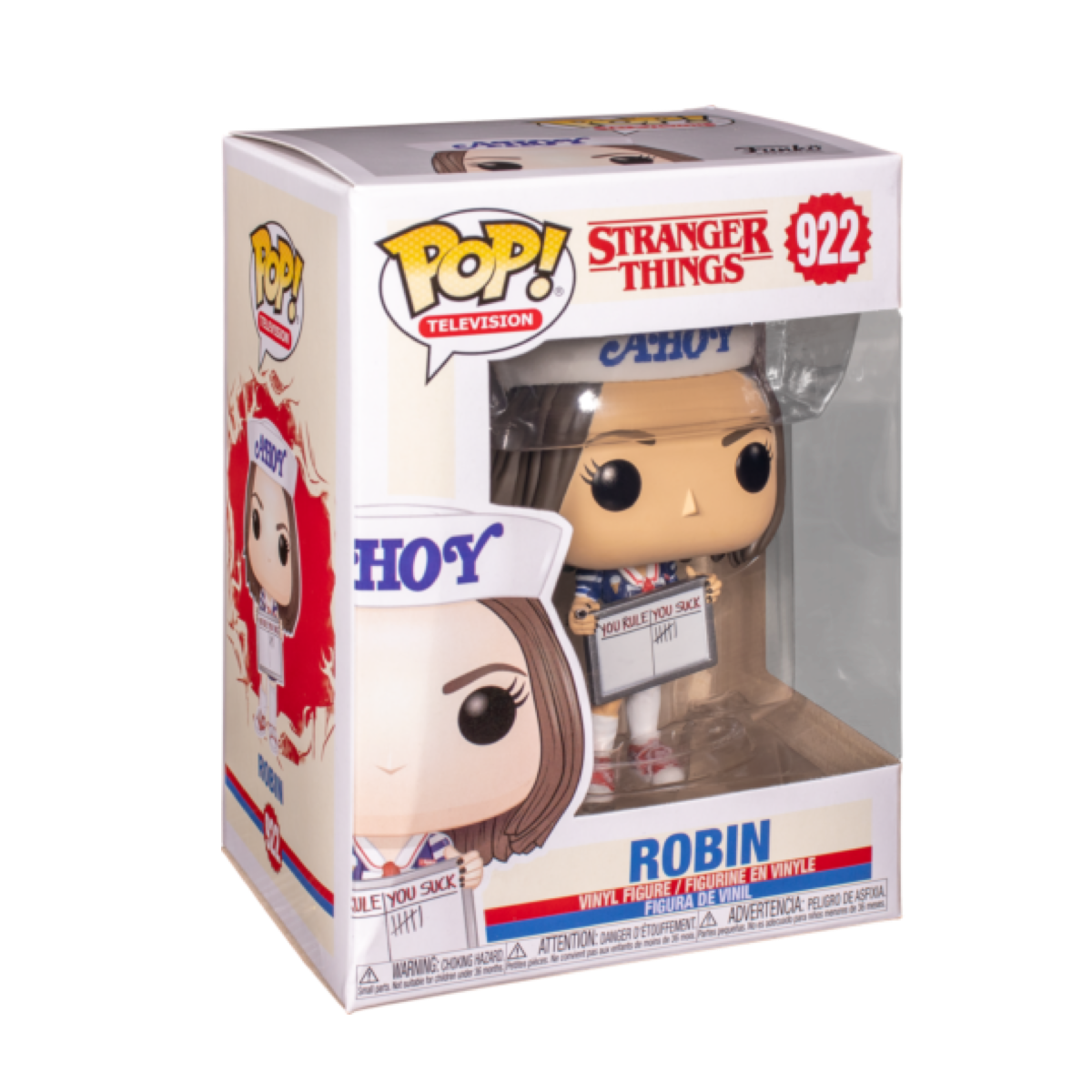 ROBIN, SCOOPS AHOY, FUNKO POP, POP! VINYL, STRANGER THINGS, MAYA HAWKE, 922