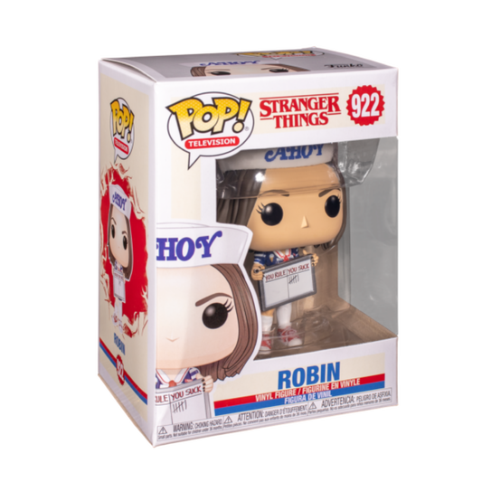ROBIN, SCOOPS AHOY, FUNKO POP, POP! VINYL, STRANGER THINGS, MAYA HAWKE, 922