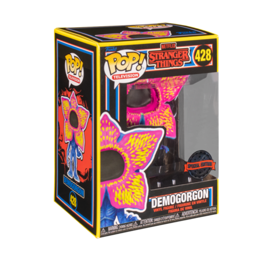 DEMOGORGON BLACKLIGHT EXCLUSIVE FUNKO POP STRANGER THINGS #428