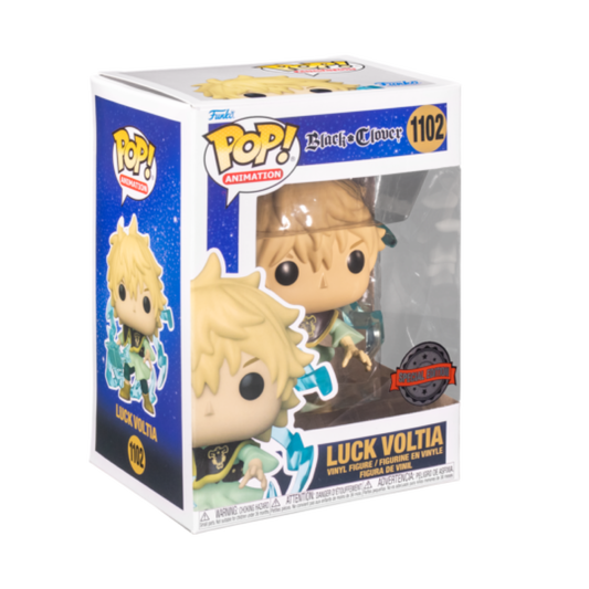 LUCK VOLTIA EXCLUSIVE FUNKO POP! ANIMATION BLACK CLOVER ANIME #1102 PRE ORDER
