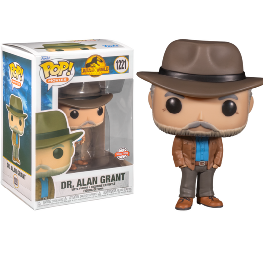 Dr Alan Grant, Jurassic Park, Dominion, Funko Pop, 1221