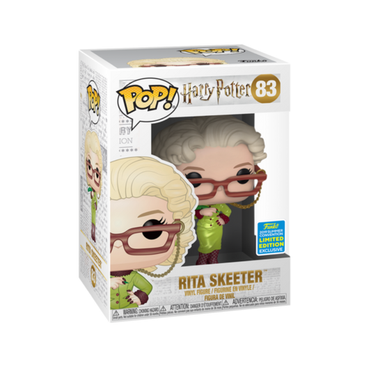RITA SKEETER SDCC 2019 CONVENTION EXCLUSIVE HARRY POTTER #83 FUNKO POP! VINYL