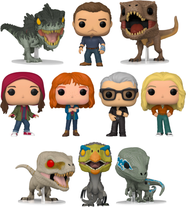 JURASSIC WORLD 3 DOMINION FUNKO POP! VINYL BUNDLE PRE ORDER