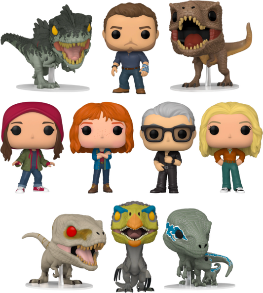 JURASSIC WORLD 3 DOMINION FUNKO POP! VINYL BUNDLE PRE ORDER