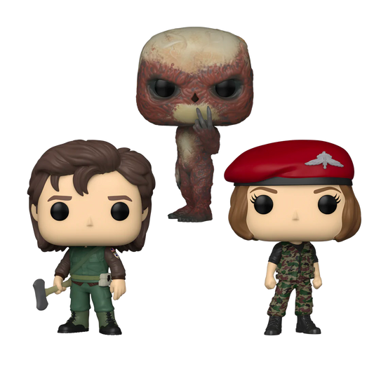 ROBIN STEVE VECNA EXCLUSIVE FUNKO POP TV STRANGER THINGS 4 THREE PACK PRE ORDER