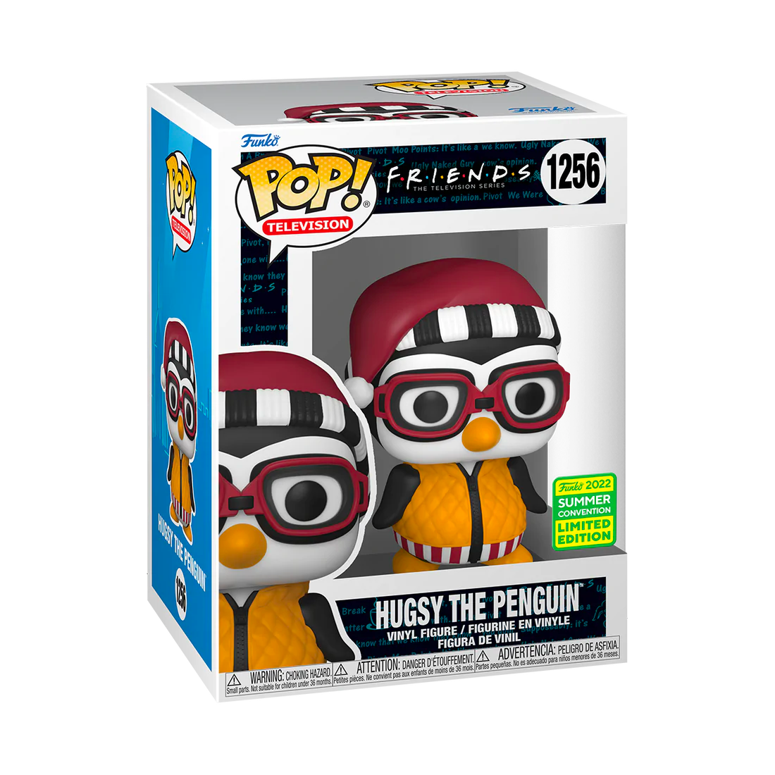 HUGSY THE PENGUIN FUNKO POP SAN DIEGO SDCC 2022 CONVENTION EXCLUSIVE FRIENDS #1256