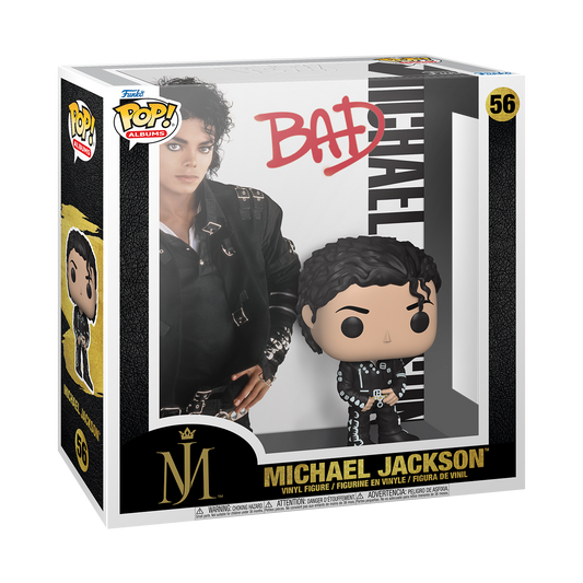 MICHAEL JACKSON BAD FUNKO POP VINYL ALBUM COVER ROCKS #56