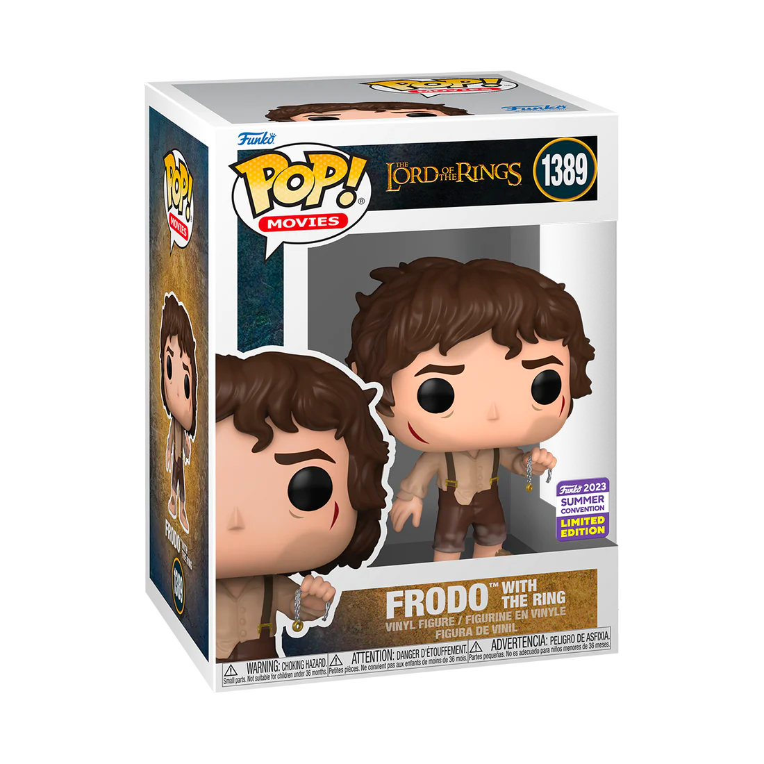 FRODO WITH THE RING SDCC 2023 CONVENTION EXCLUSIVE FUNKO POP MOVIES LOTR LORD OF THE RINGS #1389 PRE ORDER