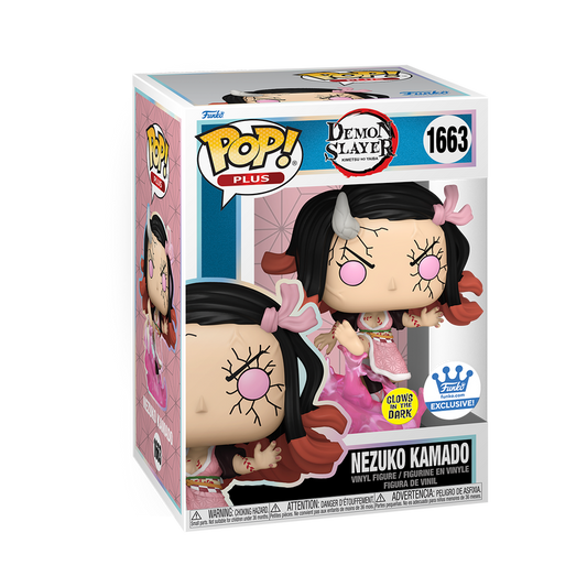 NEZUKO KAMADO BLOOD DEMON ART FORM GLOW FUNKO SHOP EXCLUSIVE POP DEMON SLAYER #1663 PRE ORDER