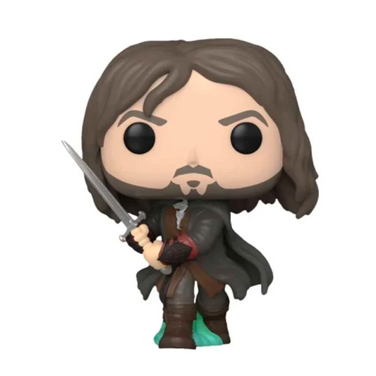 ARAGORN GLOW EXCLUSIVE FUNKO POP LORD OF THE RINGS HOBBIT #531