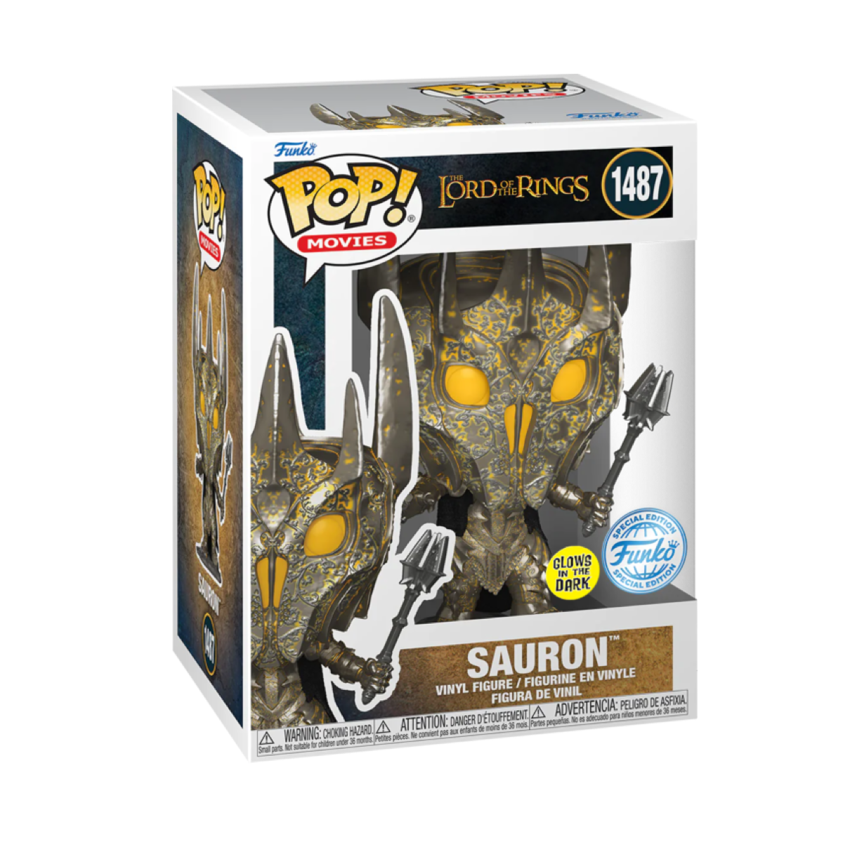 SAURON GLOW EXCLUSIVE FUNKO POP LORD OF THE RINGS LOTR #1487
