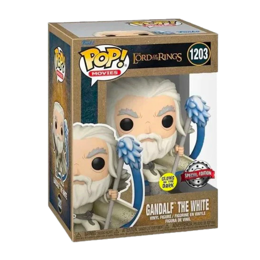 GANDALF THE WHITE EARTH DAY EXCLUSIVE FUNKO POP LORD OF THE RINGS HOBBIT #1203