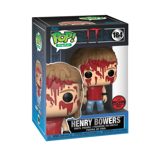 HENRY BOWERS EXCLUSIVE LIMITED EDITION 1800 PIECES FUNKO POP LEGENDARY NFT PHYSICAL REDEEMABLE IT #184 PRE ORDER Q2/Q3 2024