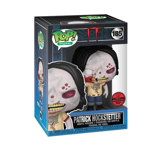 PATRICK HOCKSTETTER EXCLUSIVE LE1800 FUNKO POP LEGENDARY NFT PHYSICAL REDEEMABLE IT #185 PRE ORDER Q2/Q3 2024