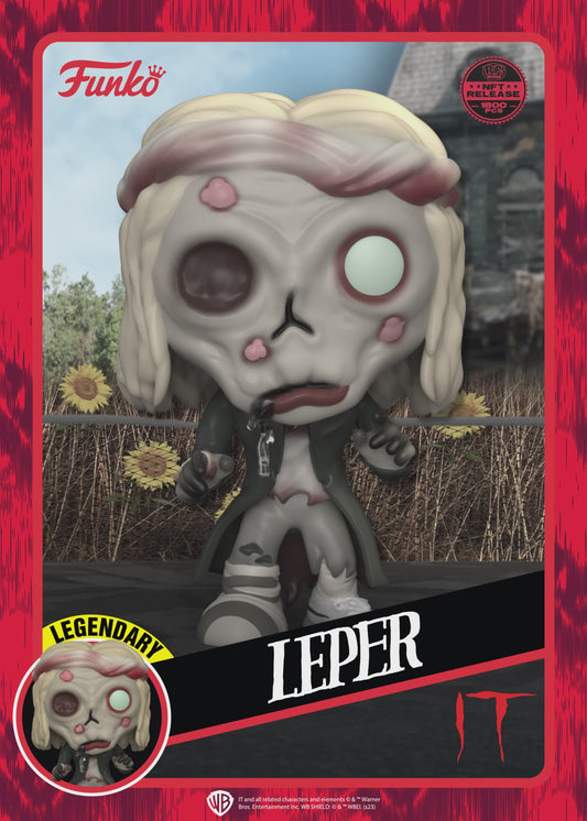 LEPER EXCLUSIVE  LIMITED EDITION 1800 PIECES FUNKO POP LEGENDARY NFT PHYSICAL REDEEMABLE IT #183 PRE ORDER Q2/Q3 2024