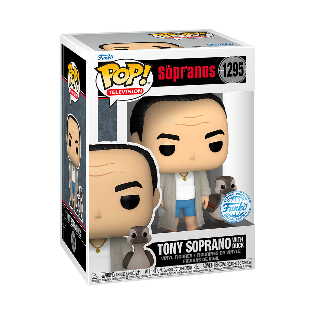 TONY SOPRANO & DUCK EXCLUSIVE FUNKO POP #1295