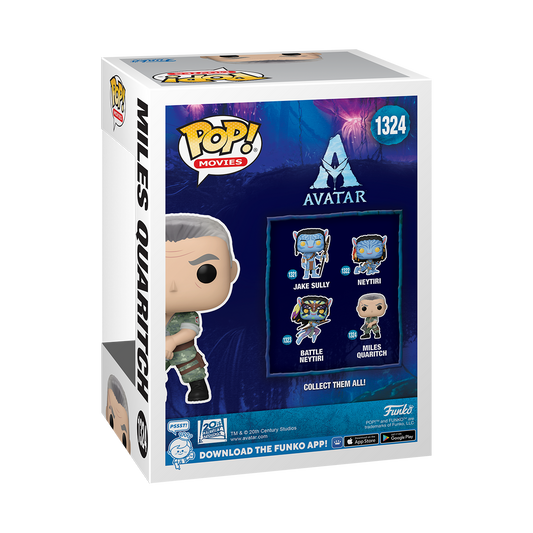 FUNKO MILES QUARITCH POP MOVIES AVATAR #1324
