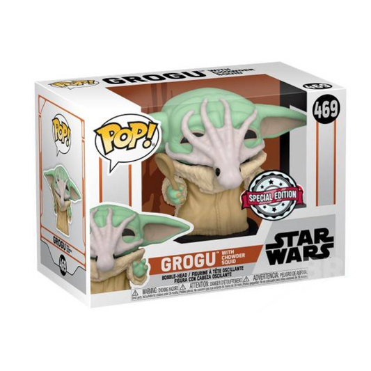 FUNKO GROGU CHOWDER SQUID EXCLUSIVE POP STAR WARS MANDALORIAN #469